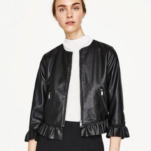 Zara Faux Leather Jacket